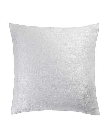 Housse de Coussin Occultant Velours Opacia Blanc