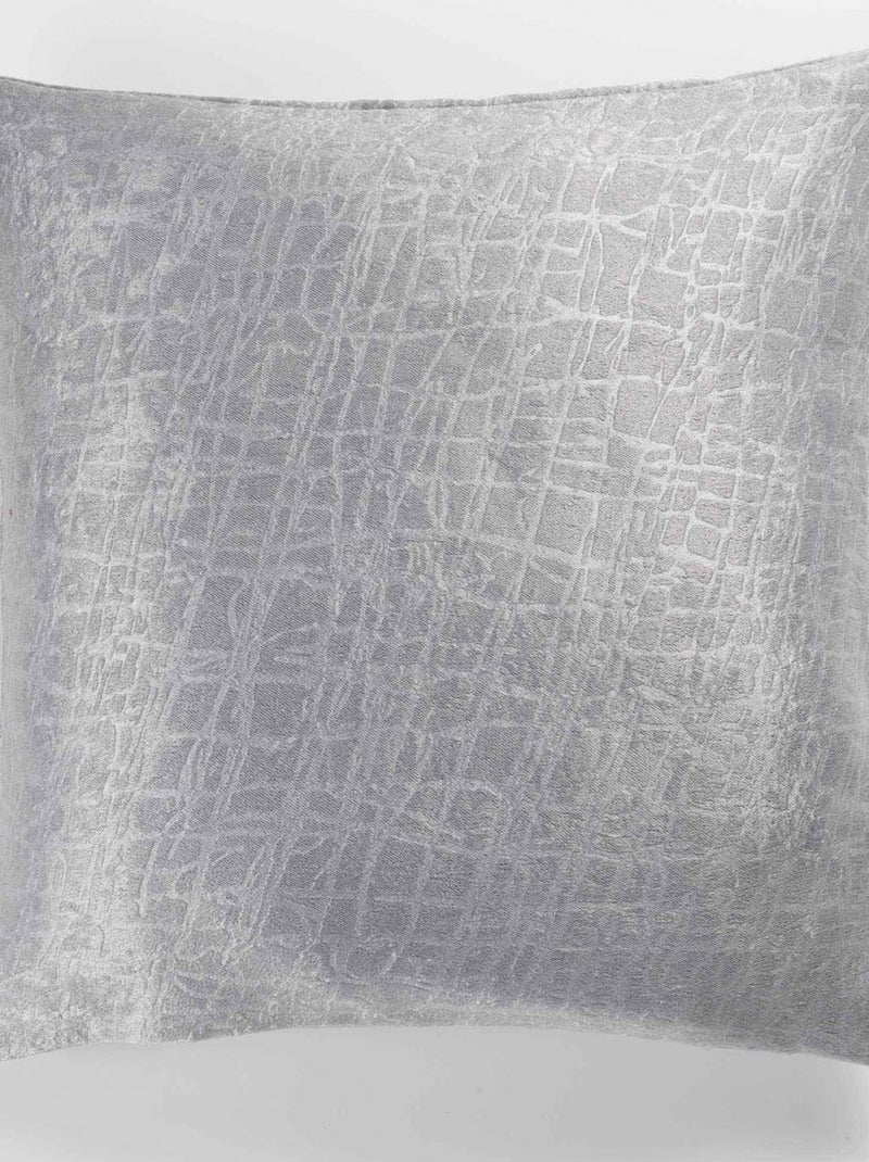 Housse de Coussin Occultant Velours Opacia Gris Gris - Kiabi