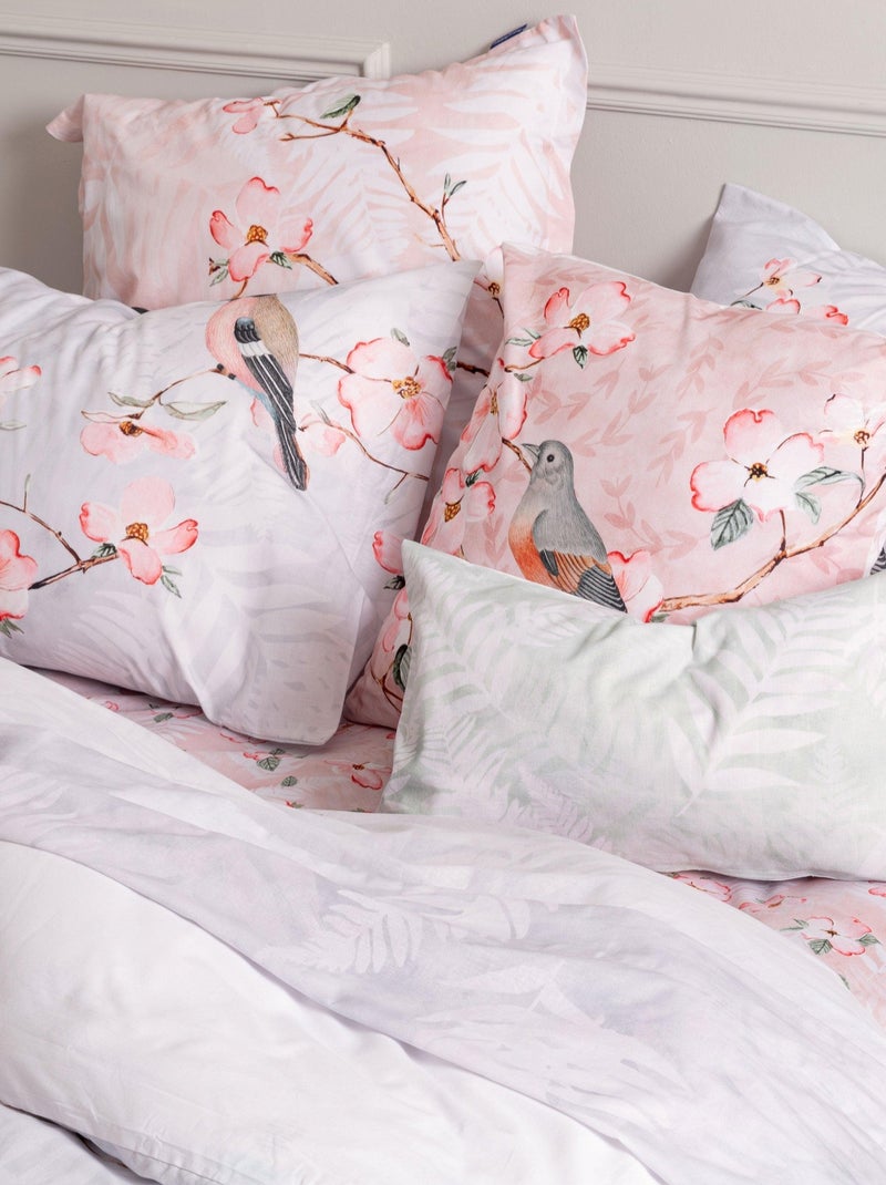 Housse de coussin Ohara "Happyfriday" Blanc - Kiabi