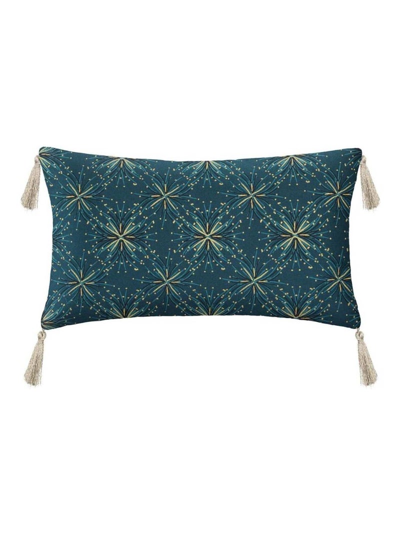 Housse de coussin or canard 30x50 cm Bleu - Kiabi