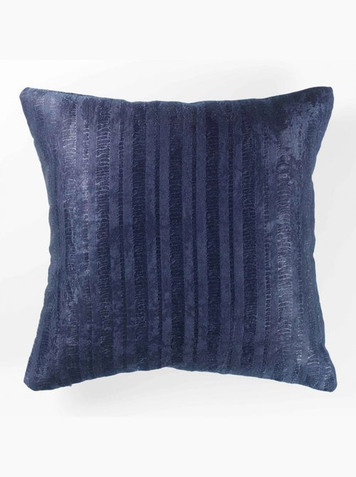 Housse de coussin Paleos bleu - Kiabi