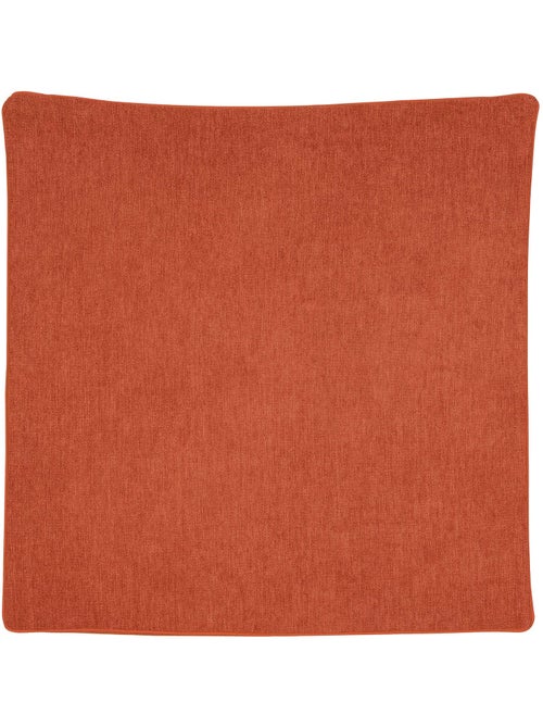 Housse de coussin passepoilée - effet velours - Kiabi Housse de coussin passepoilée - effet velours - Kiabi