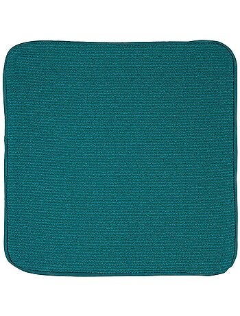 Housse de coussin passepoilée