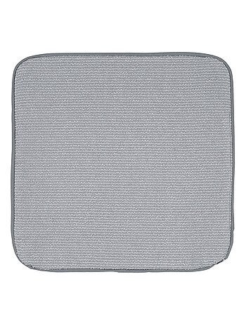 Housse de coussin passepoilée