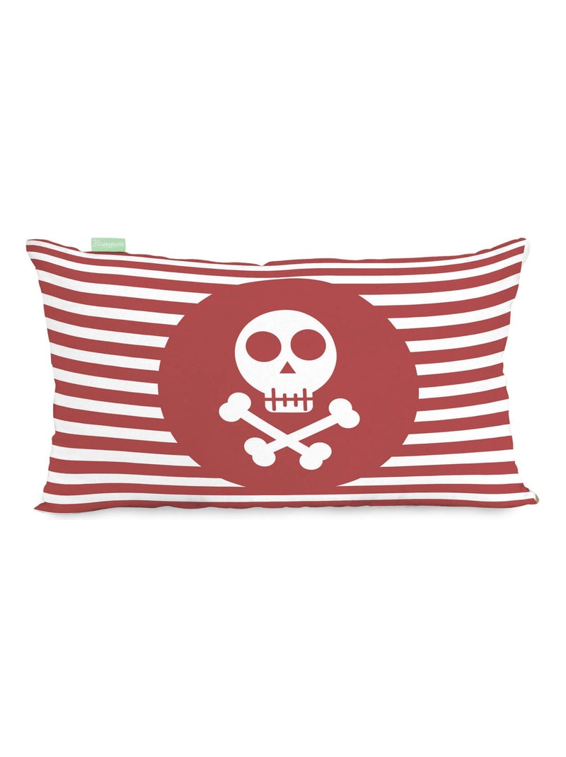 Housse de coussin Pirata "Happyfriday" Blanc - Kiabi