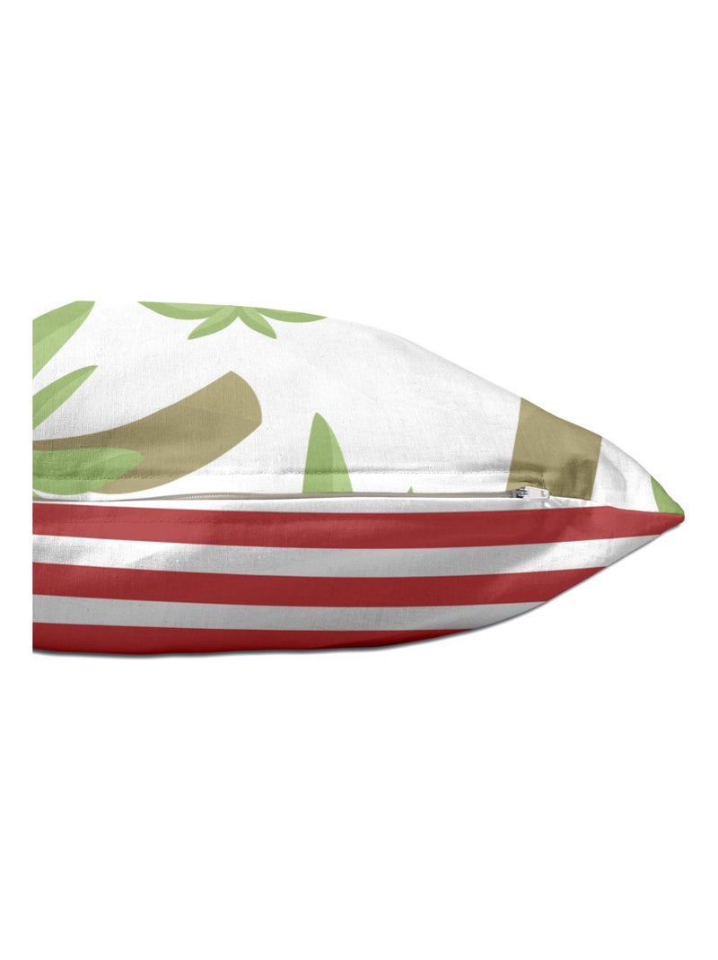 Housse de coussin Pirata "Happyfriday" Blanc - Kiabi