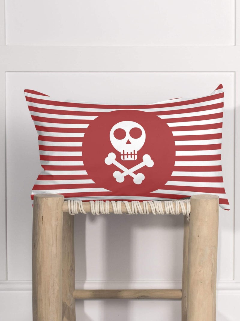 Housse de coussin Pirata "Happyfriday" Blanc - Kiabi