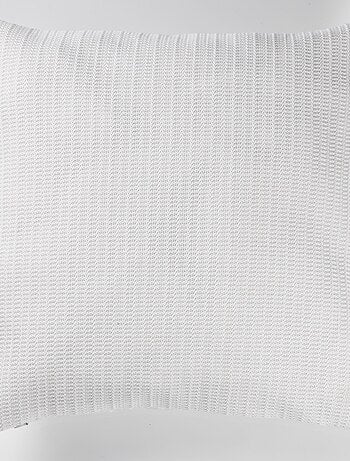 Housse de coussin polyester + Encart Collection Tricot Lenou