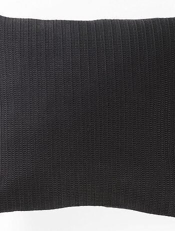 Housse de coussin polyester + Encart Collection Tricot Lenou