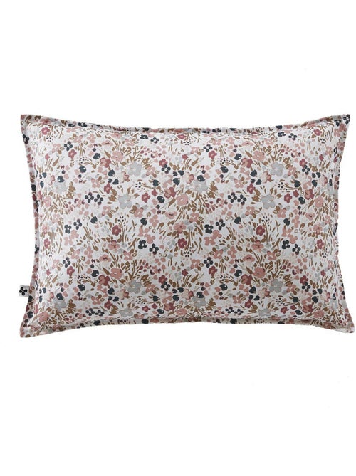 Housse de coussin polyester imprimé + enduction capucine pampa - Kiabi