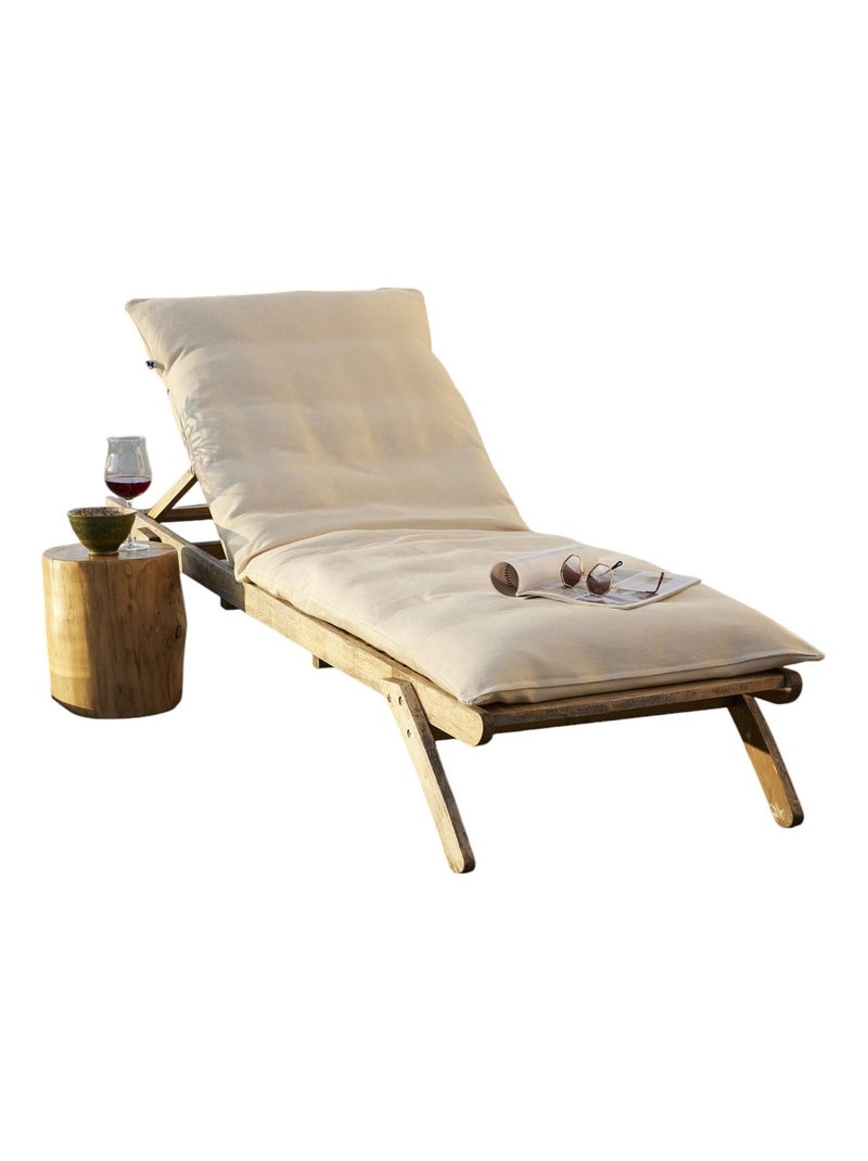 Housse de coussin pour Bain de soleil Naia Beige clair - Kiabi