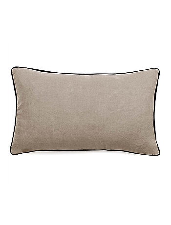 Housse de coussin PRELUDE en lin et coton