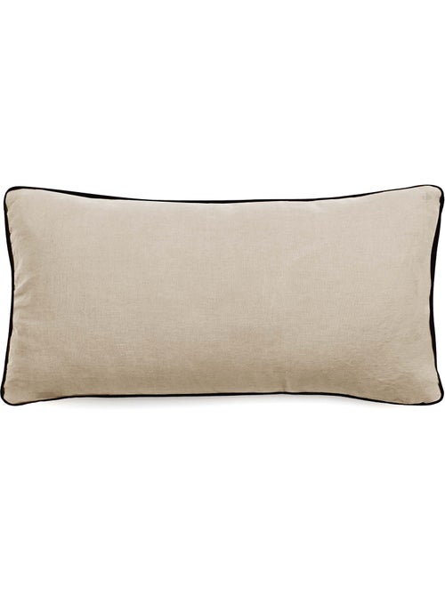 Housse de coussin PRELUDE en lin et coton - Kiabi