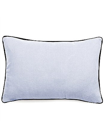 Housse de coussin PRELUDE en lin et coton