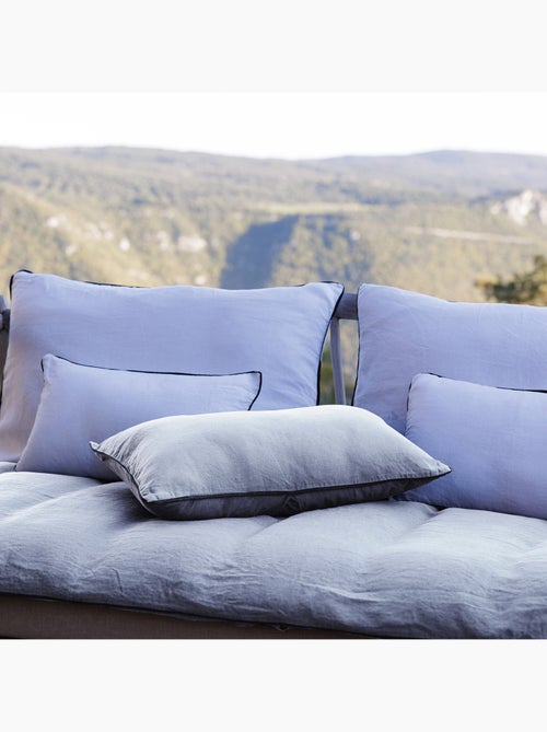 Housse de coussin PRELUDE en lin et coton - Kiabi Housse de coussin PRELUDE en lin et coton - Kiabi