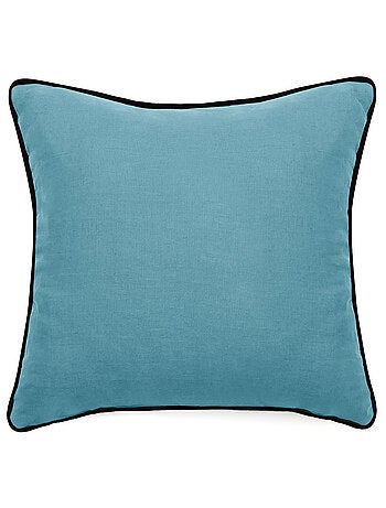 Housse de coussin PRELUDE en lin et coton