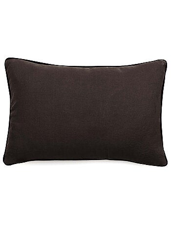 Housse de coussin PRELUDE en lin et coton