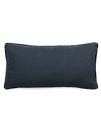 Housse de coussin PRELUDE en lin et coton