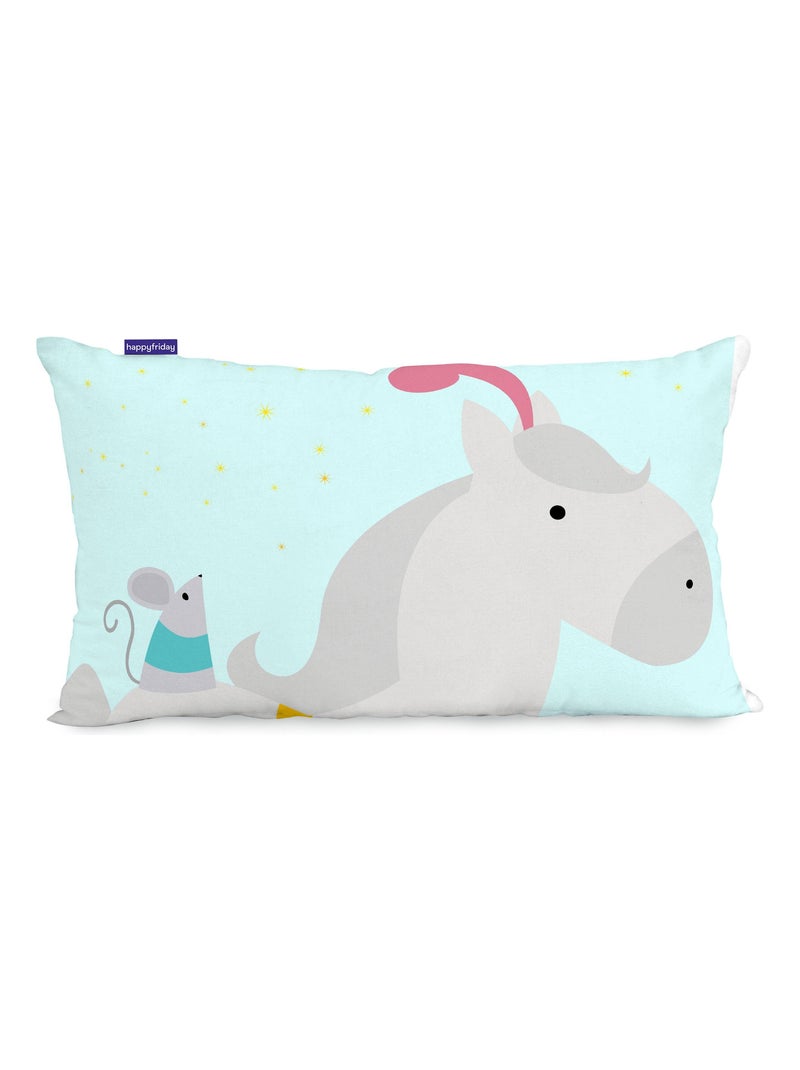 Housse de coussin Pumpkin "Happyfriday" Blanc - Kiabi