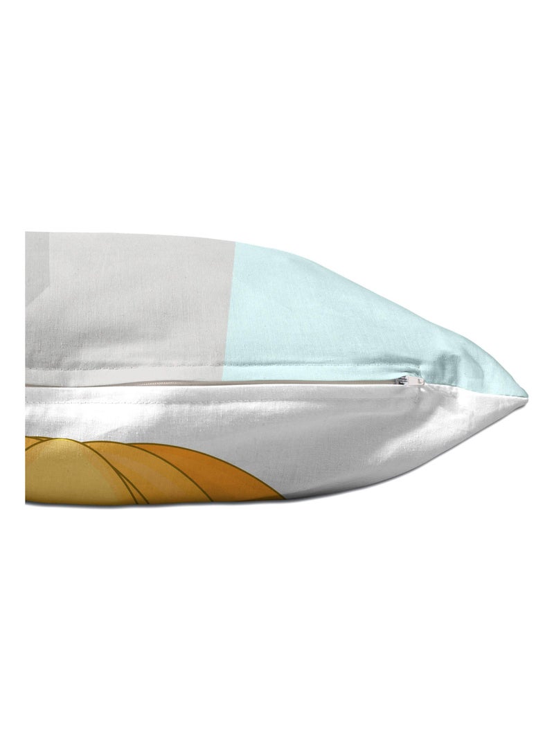 Housse de coussin Pumpkin "Happyfriday" Blanc - Kiabi