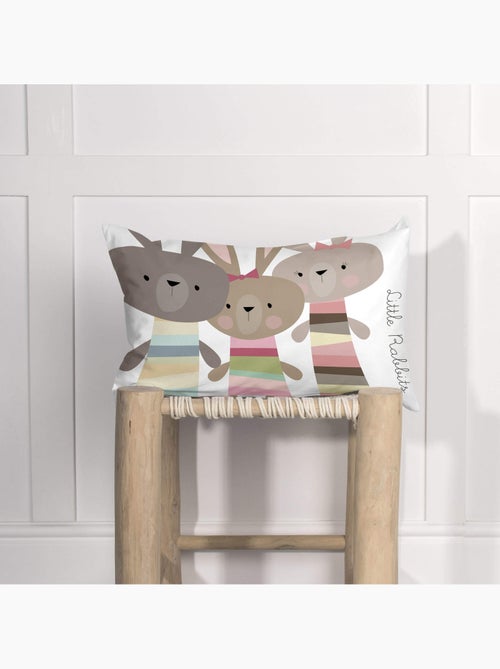 Housse de coussin Rabbit family "Happyfriday" - Kiabi Housse de coussin Rabbit family "Happyfriday" - Kiabi