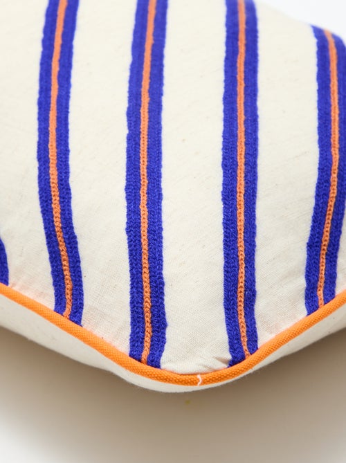 Housse de coussin rayé (30x50 cm) - Kiabi Home - Kiabi