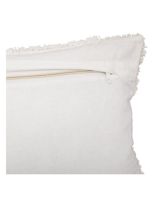 Housse de coussin rectangulaire tuftée - Kiabi