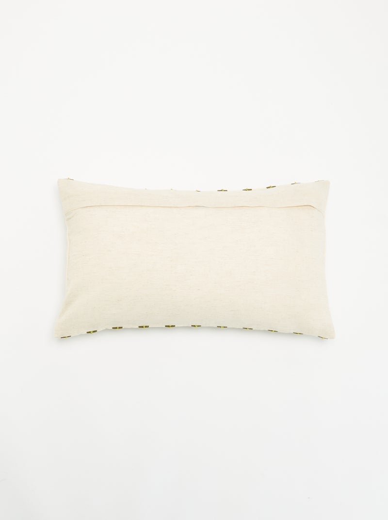 Housse de coussin rectangulaire Vert - Kiabi
