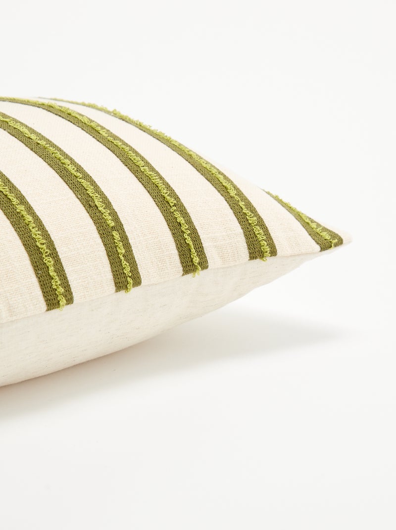 Housse de coussin rectangulaire Vert - Kiabi
