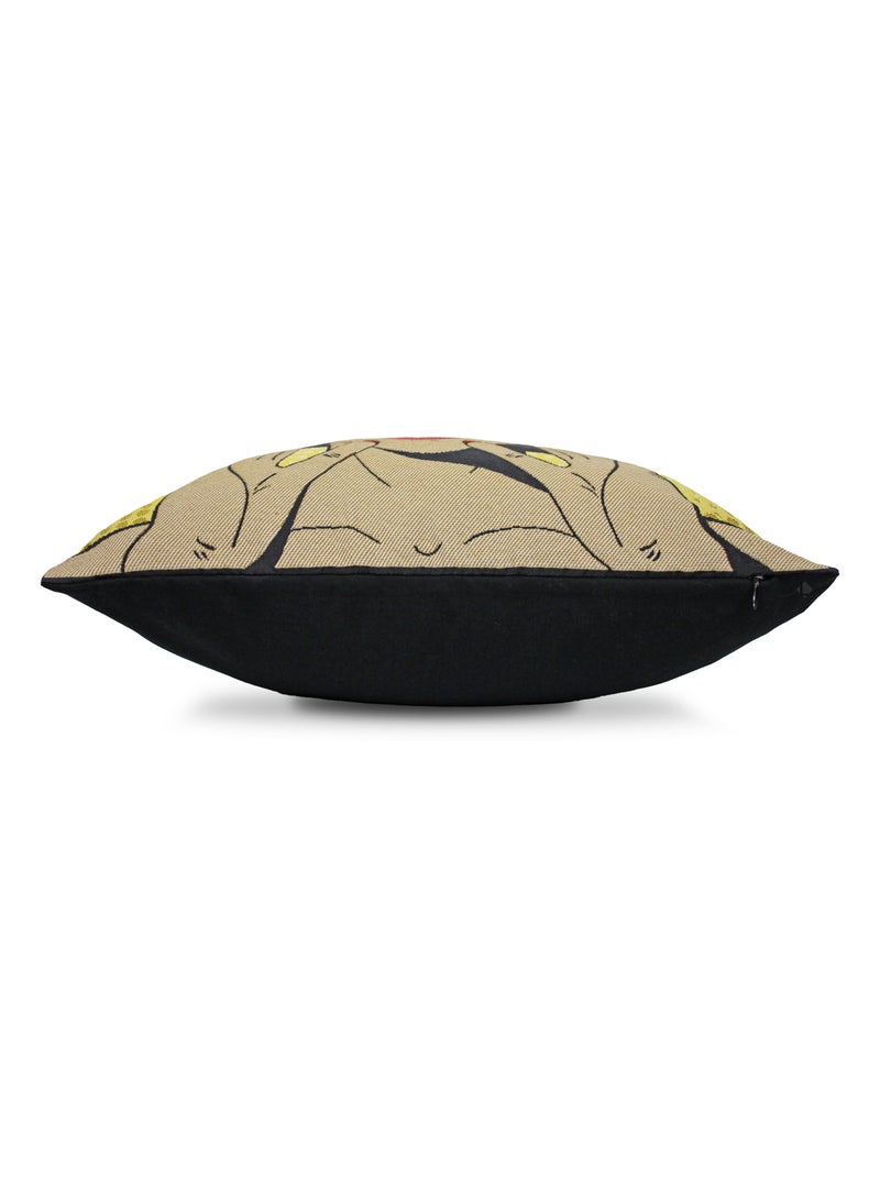 Housse de coussin RHIANA Jaune - Kiabi