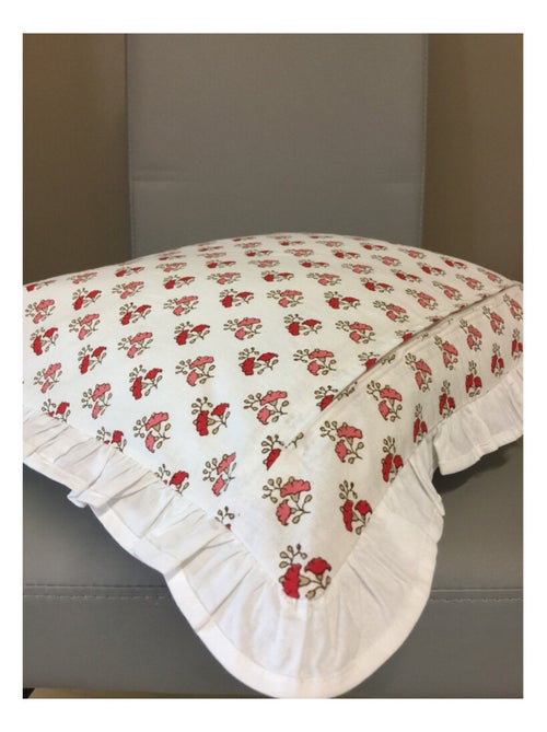 Housse de Coussin romantique brodé - Kiabi