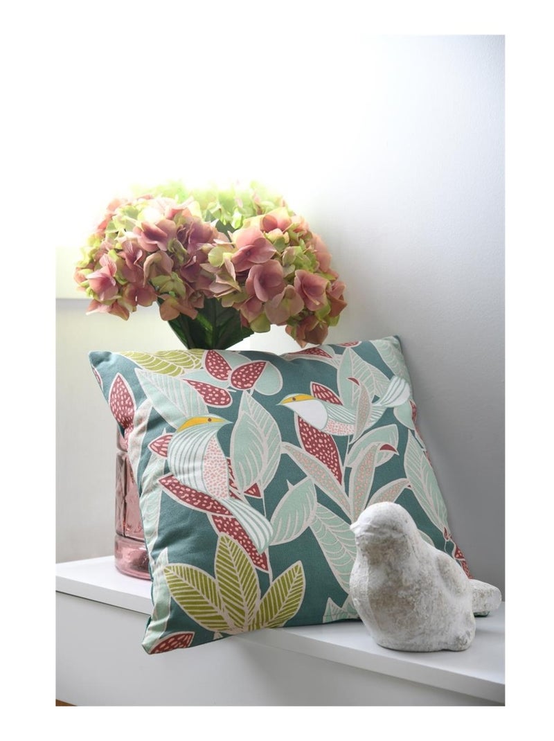 Housse de coussin Rossignol Vert - Kiabi