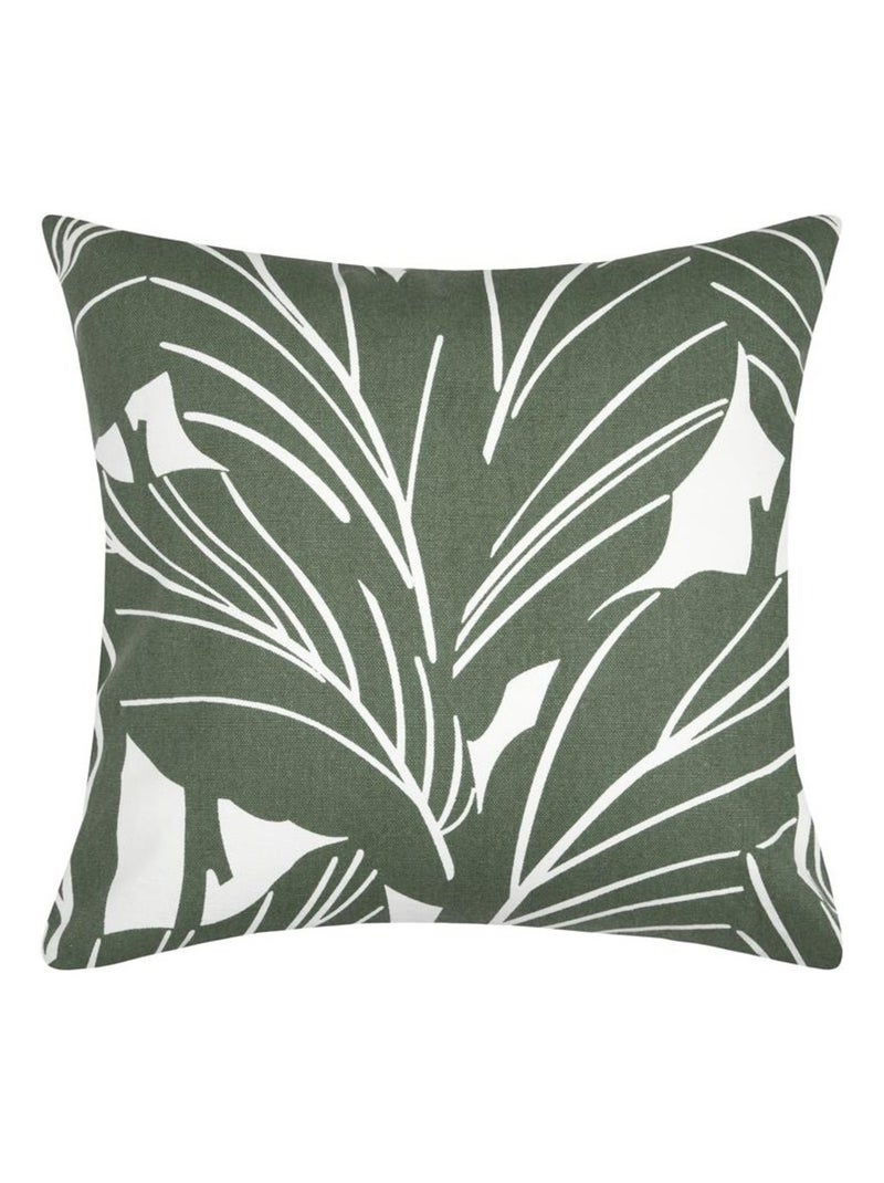 Housse de coussin Sago vert tropicale Vert - Kiabi