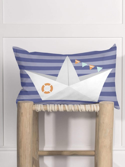Housse de coussin Sailor "Happyfriday" - Kiabi