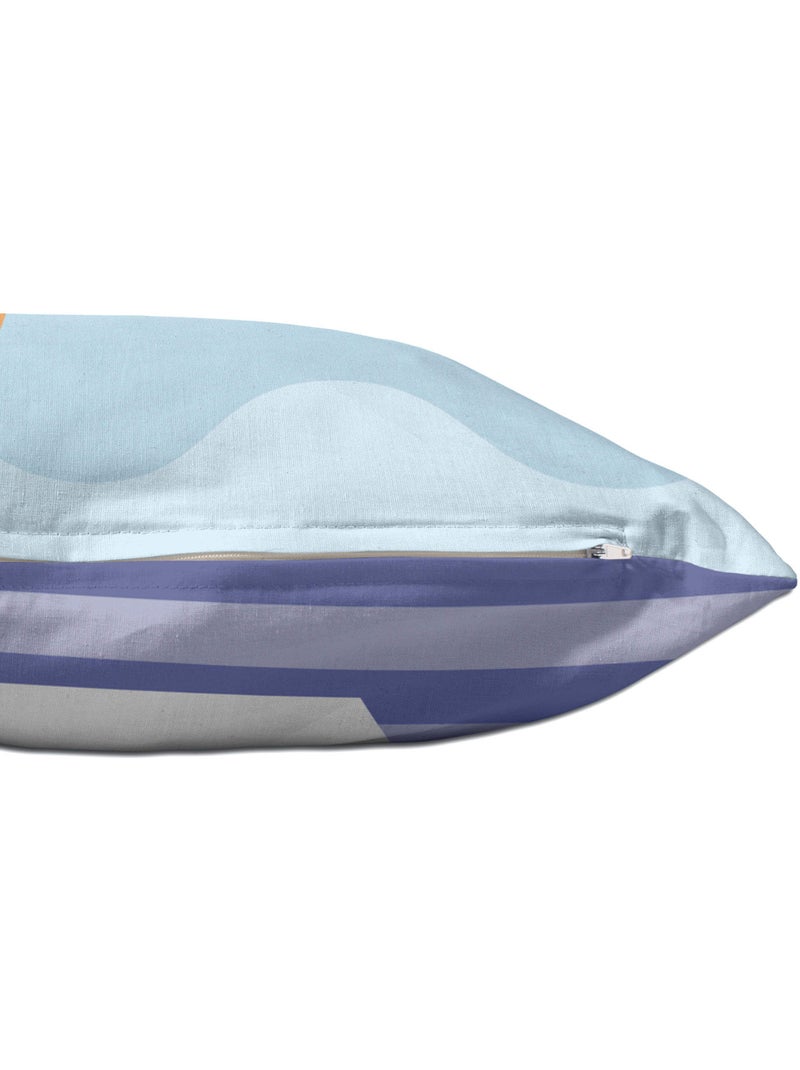 Housse de coussin Sailor "Happyfriday" Multicolore - Kiabi