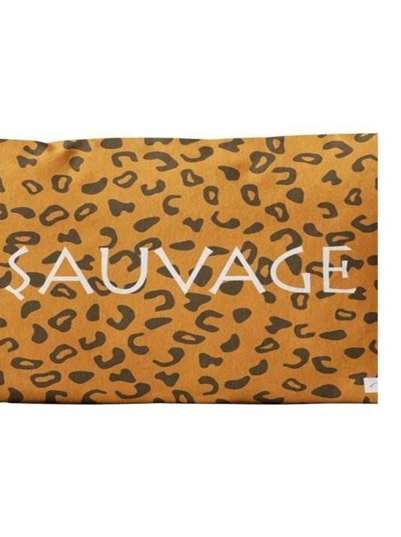 Housse de coussin Sauvage 32x50 cm Orange - Kiabi