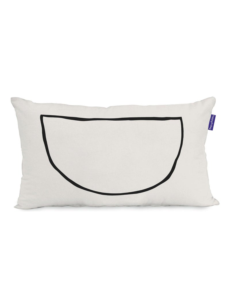 Housse de coussin Serenity "Happyfriday" Blanc - Kiabi