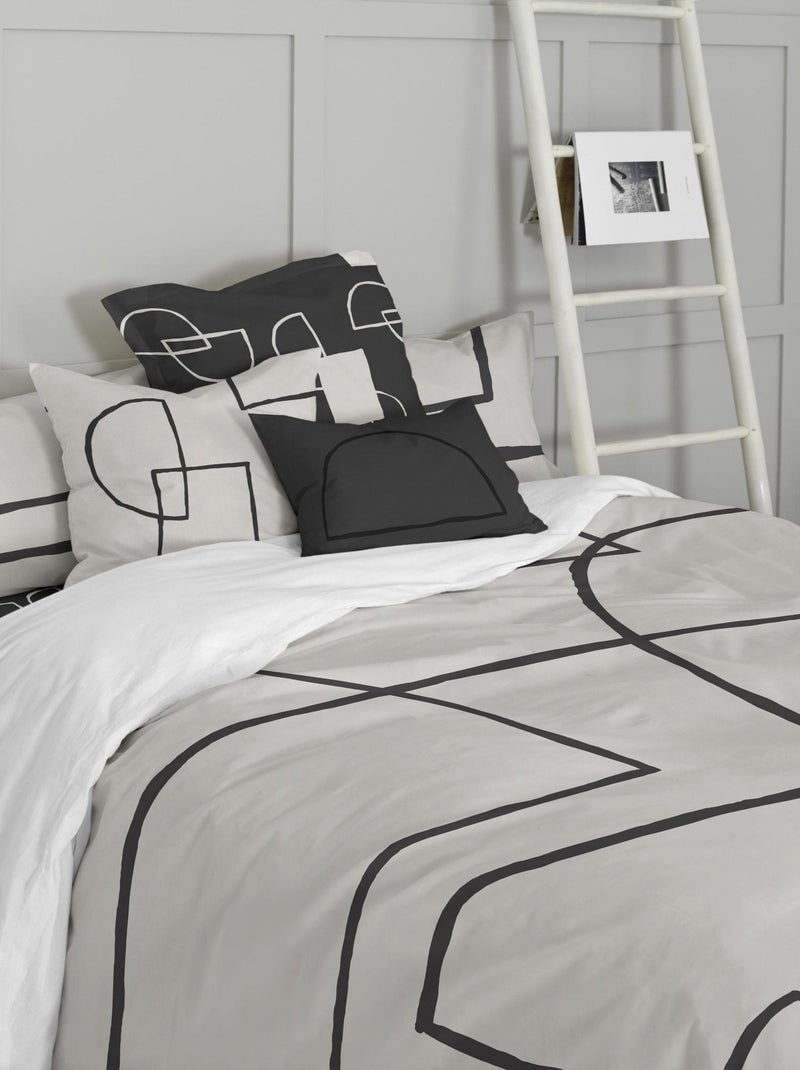 Housse de coussin Serenity "Happyfriday" Blanc - Kiabi