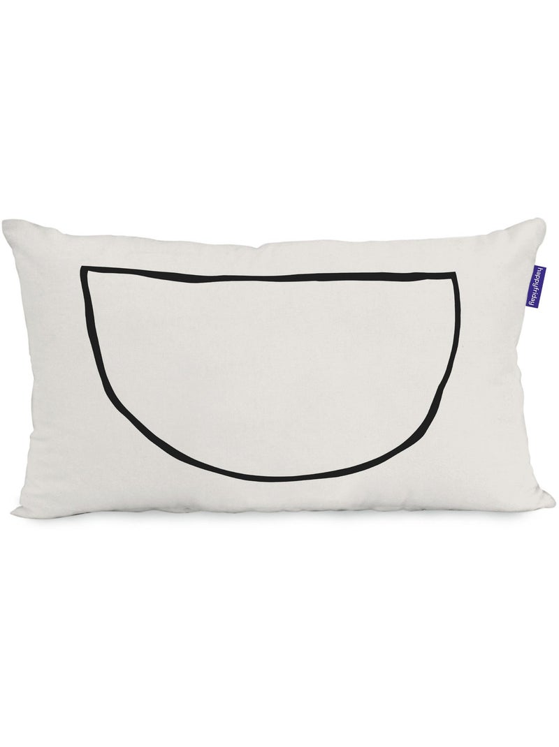 Housse de coussin Serenity "Happyfriday" Multicolore - Kiabi