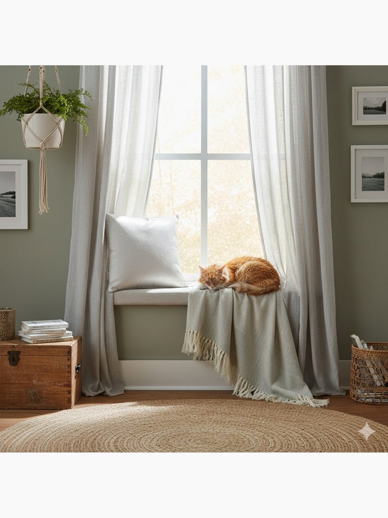 Housse de coussin Shana Blanc 40 x 40 cm Blanc - Kiabi
