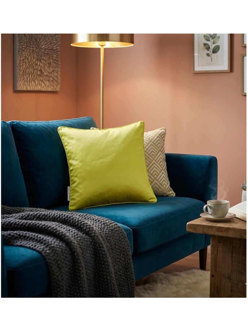Housse de coussin Shantung Shana Vert - Kiabi