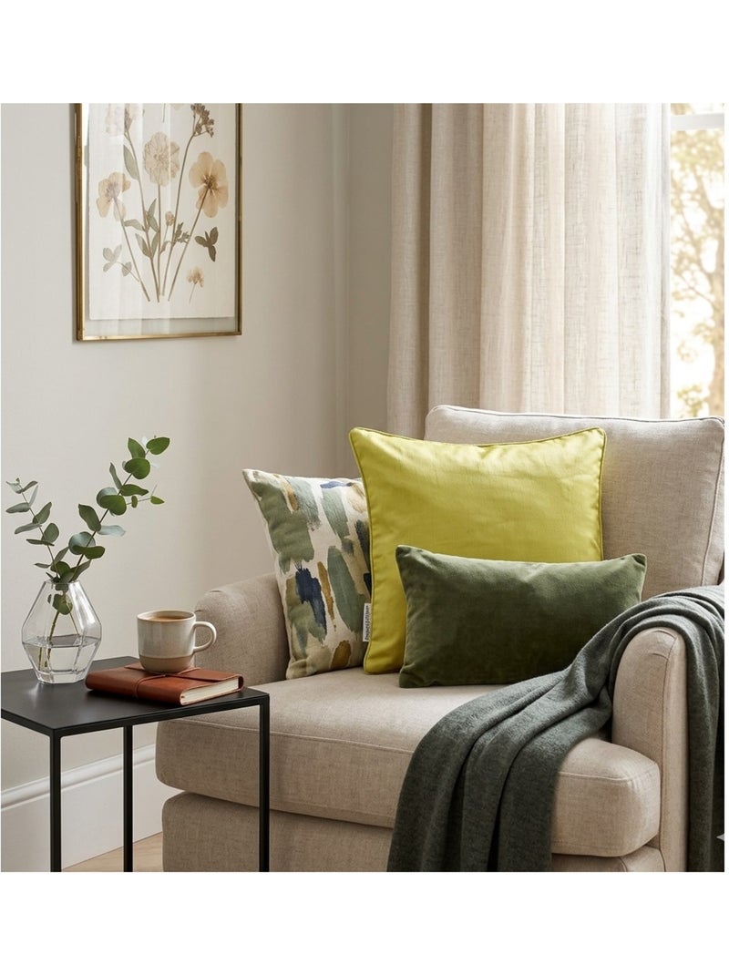 Housse de coussin Shantung Shana Vert - Kiabi