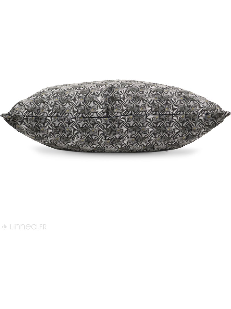 Housse de coussin SHELL Carré Argent - Kiabi