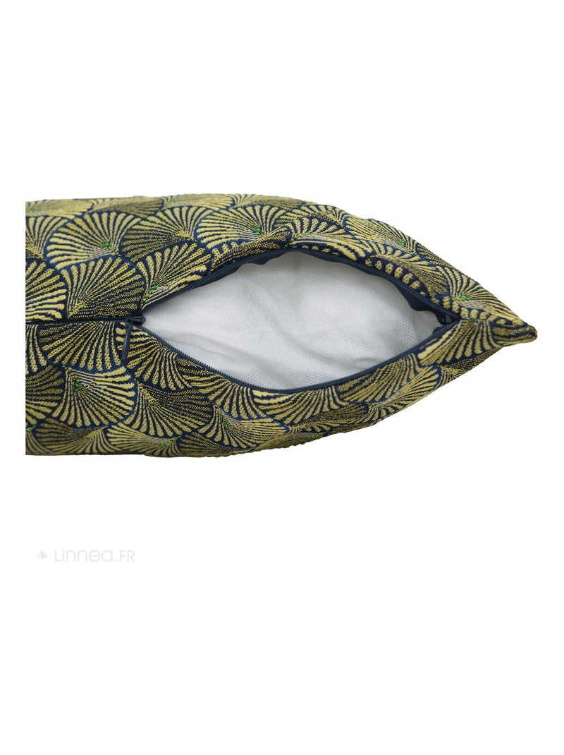 Housse de coussin SHELL Carré Bleu marine - Kiabi