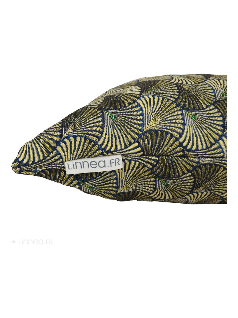 Housse de coussin SHELL Carré Bleu marine - Kiabi