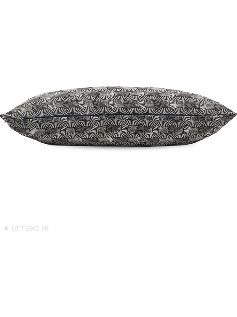 Housse de coussin SHELL Rectangulaire Argent - Kiabi