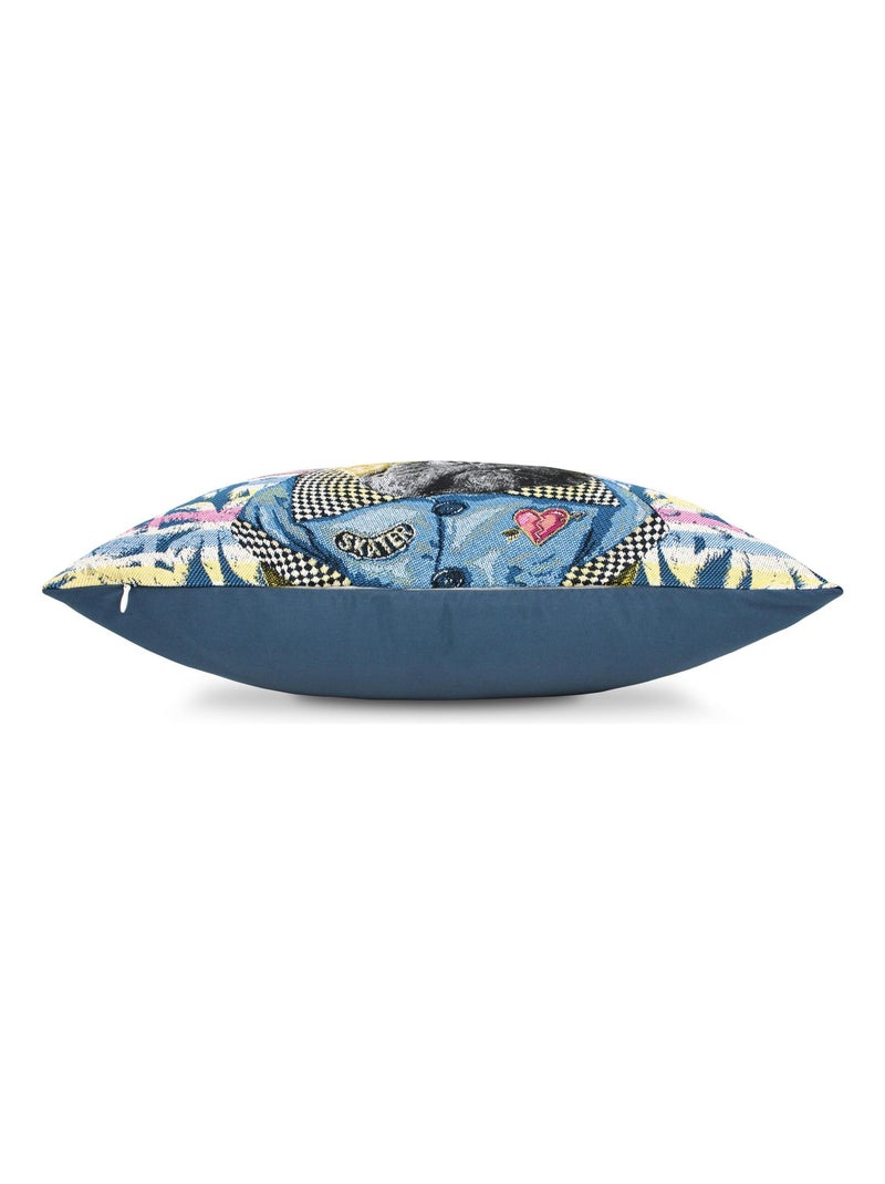 Housse de coussin SKATER Bleu - Kiabi