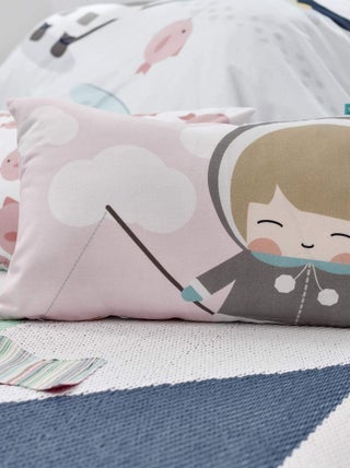 Housse de coussin Skymo day "Happyfriday"