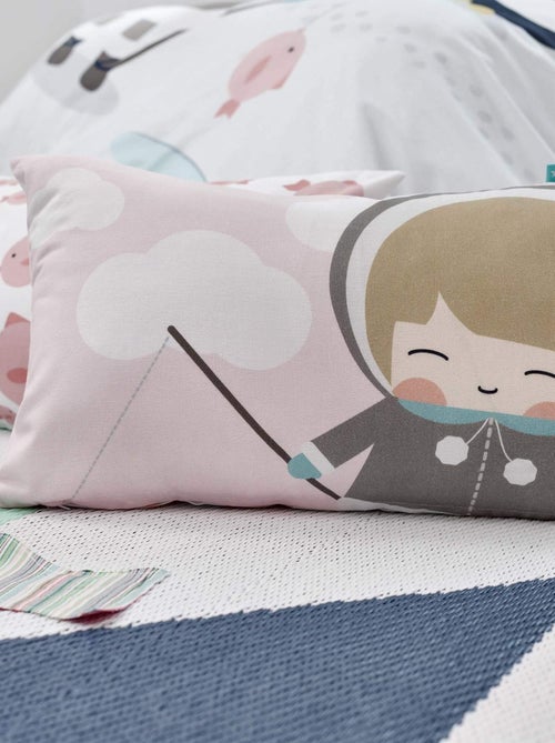 Housse de coussin Skymo day "Happyfriday" - Kiabi