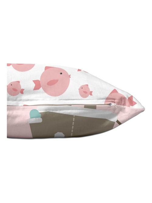 Housse de coussin Skymo day "Happyfriday" - Kiabi